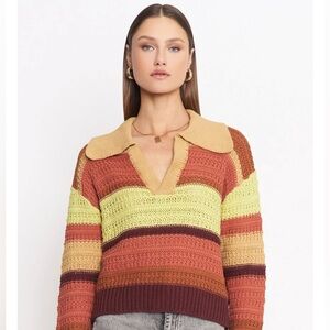 4SI3NNA Ryder multicolor knit sweater size small MSRP $118